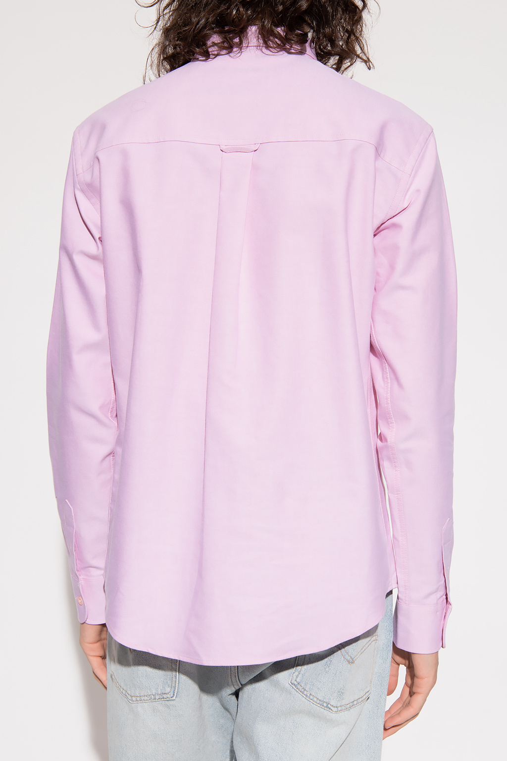 【送料&関税込】Ami Alexandre Mattiussi Light Pink Wool Over SchaferandweinerShops Tonga - Pink Sweater with logo Ami